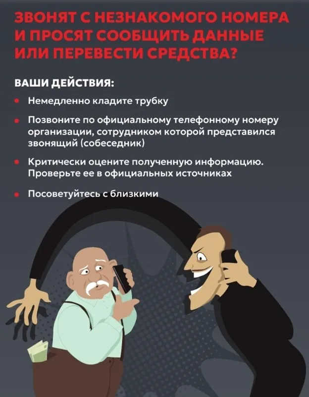Информирование населения о действиях лиц, вводящих в заблуждение в целях хищения денежных средств