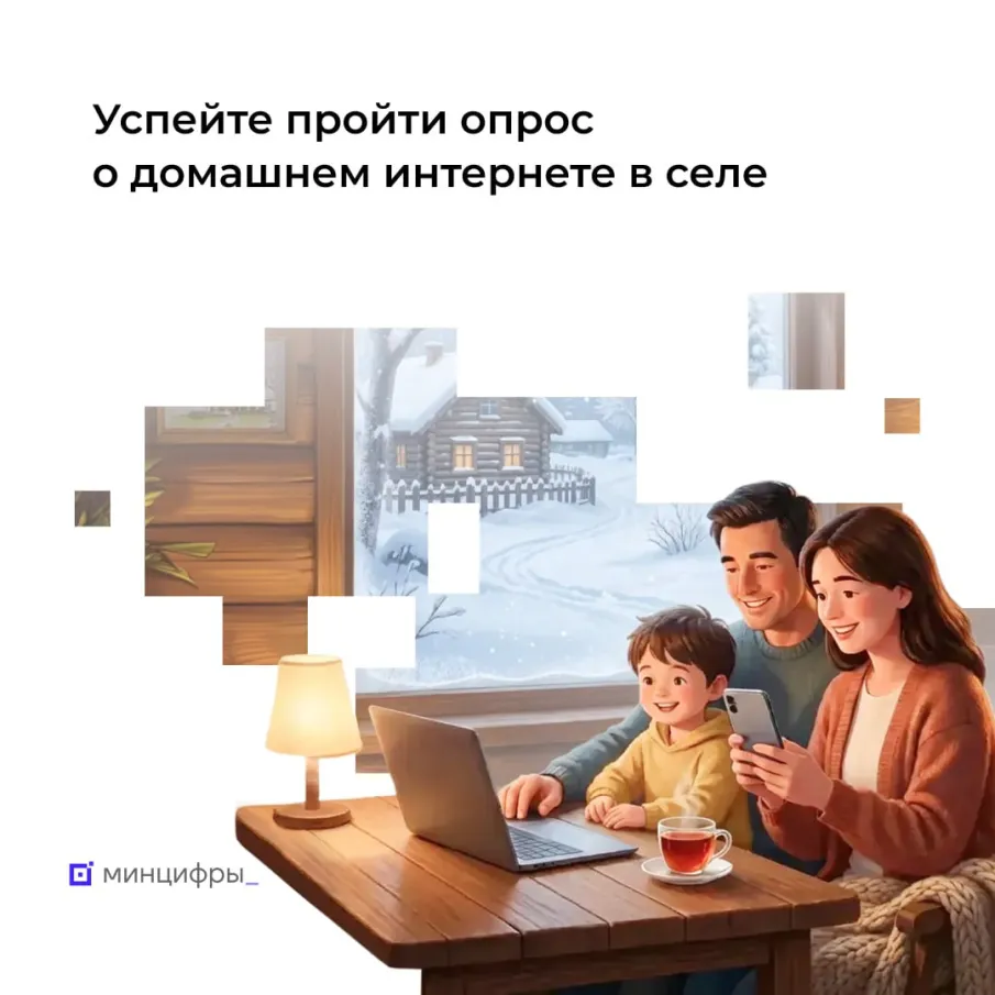 Жители нижегородских деревень и сёл могут пройти опрос Минцифры РФ о востребованности домашнего интернета