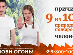 Стартовала ежегодная Федеральная информационная противопожарная кампания «Останови огонь!